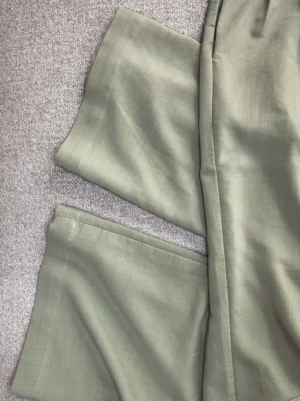 Tahari Olive Green Trousers Size 4 - Picture 5 of 15